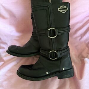 Harley-Davidson Black Moto Boots